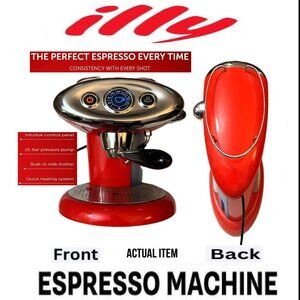 🛑ILLY Single Serve ➕🆒 ESPRESSO MACHINE Milk Automatic COFFEE 💸BUY NOW‼️🟢